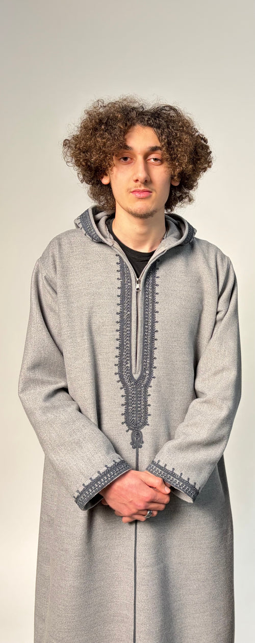 Djellaba collection hiver  ❄️(Gris)