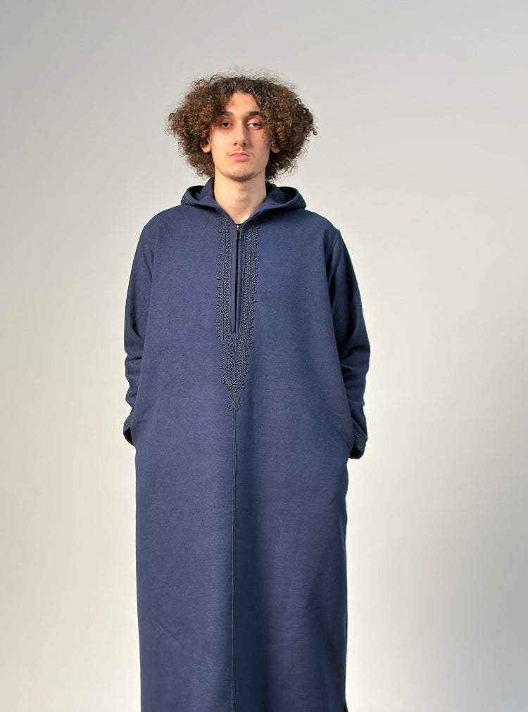 Djellaba collection hiver  ❄️(Bleu)