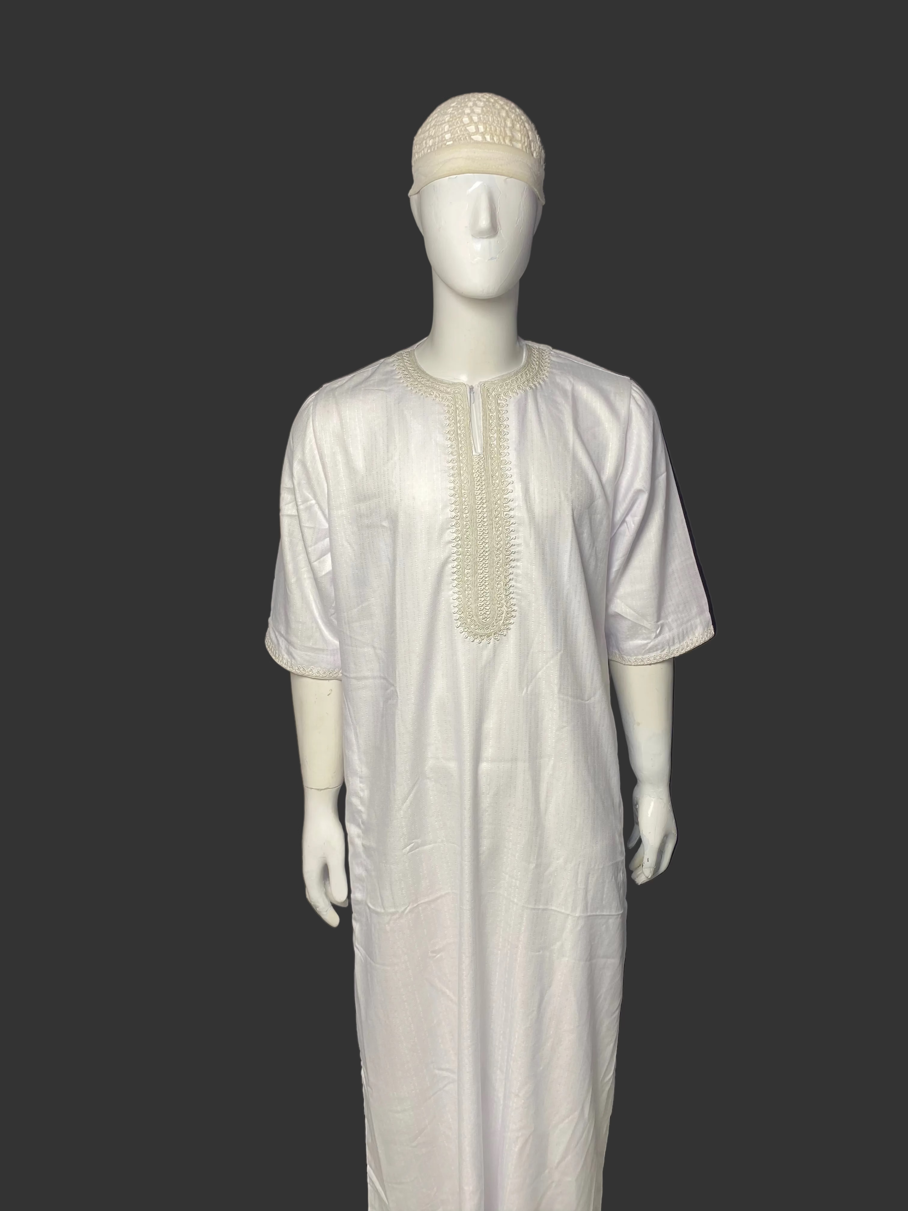 Djellaba marocaine collection été (Blanc) 🤍                               (La chéchia n’est pas offerte)